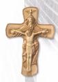  8", 14", 24" Crucifix of the Trinity for Church or Home in Wood 